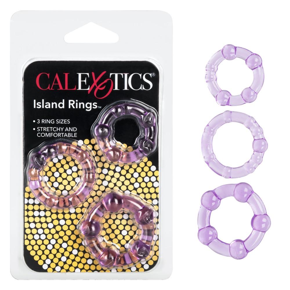  Silicone Island Rings- Purple